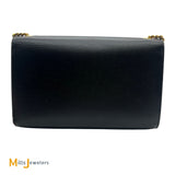YSL Kate Tassel Medium Black Grained Leather Crossbody Bag