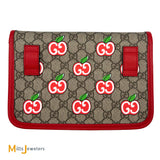 Gucci GG Supreme Apple Belt Flap Bag
