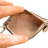 Louis Vuitton Mahina Monogram Leather Key Pouch Magnolia M69508