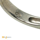 14K White Gold 4ct Cushion Cut Swiss Blue Topaz and 0.55ctw Diamond Halo Cocktail Ring Size 7