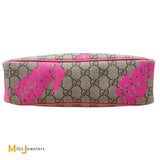 RARE Gucci X Currynew 2025 Playful Series GG Supreme Canvas Fuchsia Messenger Bag