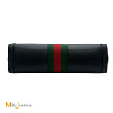 Gucci Black Calfskin Leather Ophidia Chain Shoulder Bag