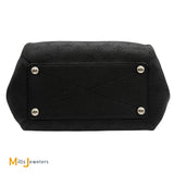 Louis Vuitton Babylone BB Black Mahina Leather Satchel 2015