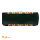 Gucci GG 100th Anniversary Limited Edition Raffia Canvas and Leather Tote