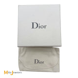 Christian Dior Calfskin Leather D-Fence Black Card Holder