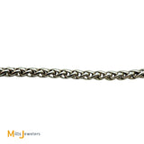 David Yurman Sterling Silver 925 Wheat Chain 24” Necklace