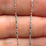 14K White Gold 0.22ctw Diamond Horseshoe Stationary Pendant Necklace