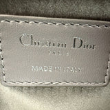 Dior Mini Lady Dior Gray Strass Satin Cannage Crossbody Bag