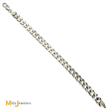Sterling Silver 925 Curb Link Chain Bracelet Size 8.25