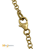 Sophia 18K Two-Tone Yellow White Gold 0.40ctw Diamond Citrine Peridot Smokey Quartz Station Necklace
