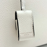 YSL Sac De Jour Cream and Black Leather Crossbody Tote 2016