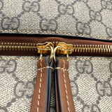 Gucci GG Supreme Monogram Coated Canvas Linea A Hobo Large Canvas Shoulder Bag