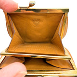 Vintage Gucci Micro GG Kiss Lock Coin Purse Wallet