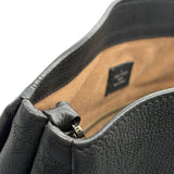 Louis Vuitton Babylone BB Black Mahina Leather Satchel 2015