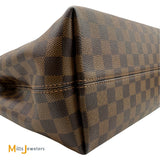 Louis Vuitton Graceful MM Damier Ebene Coated Canvas Shoulder Bag Tote N44045 2020