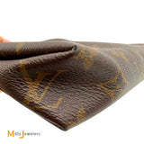 Louis Vuitton Monogram Canvas Pallas Handbag Clutch 2017 M41639