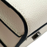 YSL Sac De Jour Cream and Black Leather Crossbody Tote 2016