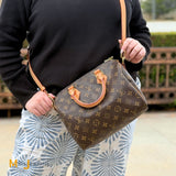 Louis Vuitton Speedy 25 Bandouliere Monogram Canvas Crossbody Bag M41109 2019