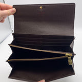 Louis Vuitton Damier Ebene Portefeuille Sarah Wallet 2009