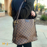 Louis Vuitton Cabas Rivington Damier Ebene Tote Shoulder Bag 2011 N41108