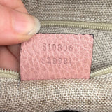 Gucci Soft Pink Dollar Calfskin Medium Shoulder Bag
