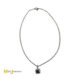 David Yurman Petite Albion 1.83ct Topaz 0.17cts Diamond Pendant Necklace