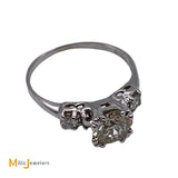 14Kwg GIA-Certified 1.17ct Old European Brilliant Cut Diamond Ring Size 6.75