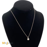 14K White Gold 1.63ct GIA-Certified Round Brilliant Diamond Pendant Necklace