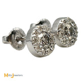 18K White Gold Hearts On Fire Beloved 1.40ctw Diamond Stud Earrings