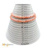 14K Yellow Gold Double-Strand Pink Coral Bead Necklace 16"