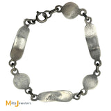 Raylan & Pattie Edaakie Zuni Multi-Stone Inlay Sterling Silver Link Bracelet