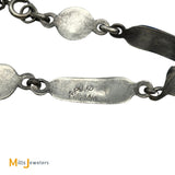 Raylan & Pattie Edaakie Zuni Multi-Stone Inlay Sterling Silver Link Bracelet