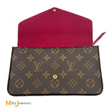 Louis Vuitton Felicie Pochette Monogram Fuchsia Crossbody Bag M61276 2020