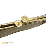 Vintage Gucci Micro GG Kiss Lock Coin Purse Wallet