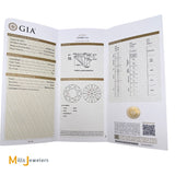 14K White Gold GIA-Certified 1.30ct Round Brilliant Diamond Pendant
