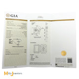 18K Two-Tone White and Yellow Gold GIA Certified 1.59ct Rectangular-Modified Brilliant Fancy Yellow Diamond Ring Size 7