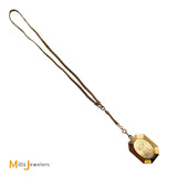 Antique 14K Yellow Gold Photo Keepsake Locket Necklace 16"