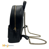 Gucci Pebbled Calfskin Leather Black Soho Backpack