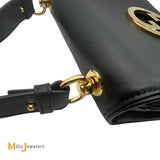 Gucci Blondie Medium Shoulder Bag Black Calfskin Leather