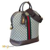 Gucci GG Supreme Coated Canvas Ophidia Bowling Bag Crossbody Luggage