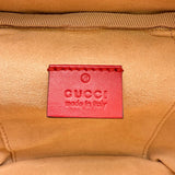 Gucci GG Marmont Mini Vanity Red Leather Backpack