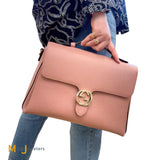 Gucci Soft Pink Dollar Calfskin Medium Shoulder Bag