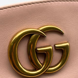 Gucci Calfskin Matelasse Medium GG Marmont Pink Shoulder Bag