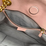 Gucci Calfskin Matelasse Medium GG Marmont Pink Shoulder Bag