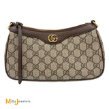 Gucci GG Ophidia Small Shoulder Bag With Strawberry Bag Charm