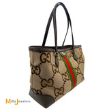 Gucci Ophidia Jumbo GG Web Canvas Tote Bag