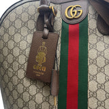 Gucci GG Supreme Coated Canvas Ophidia Bowling Bag Crossbody Luggage