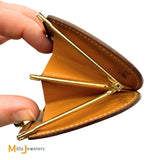 Vintage Gucci Micro GG Kiss Lock Coin Purse Wallet