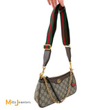 Gucci GG Ophidia Small Shoulder Bag With Strawberry Bag Charm