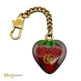 Gucci GG Ophidia Small Shoulder Bag With Strawberry Bag Charm